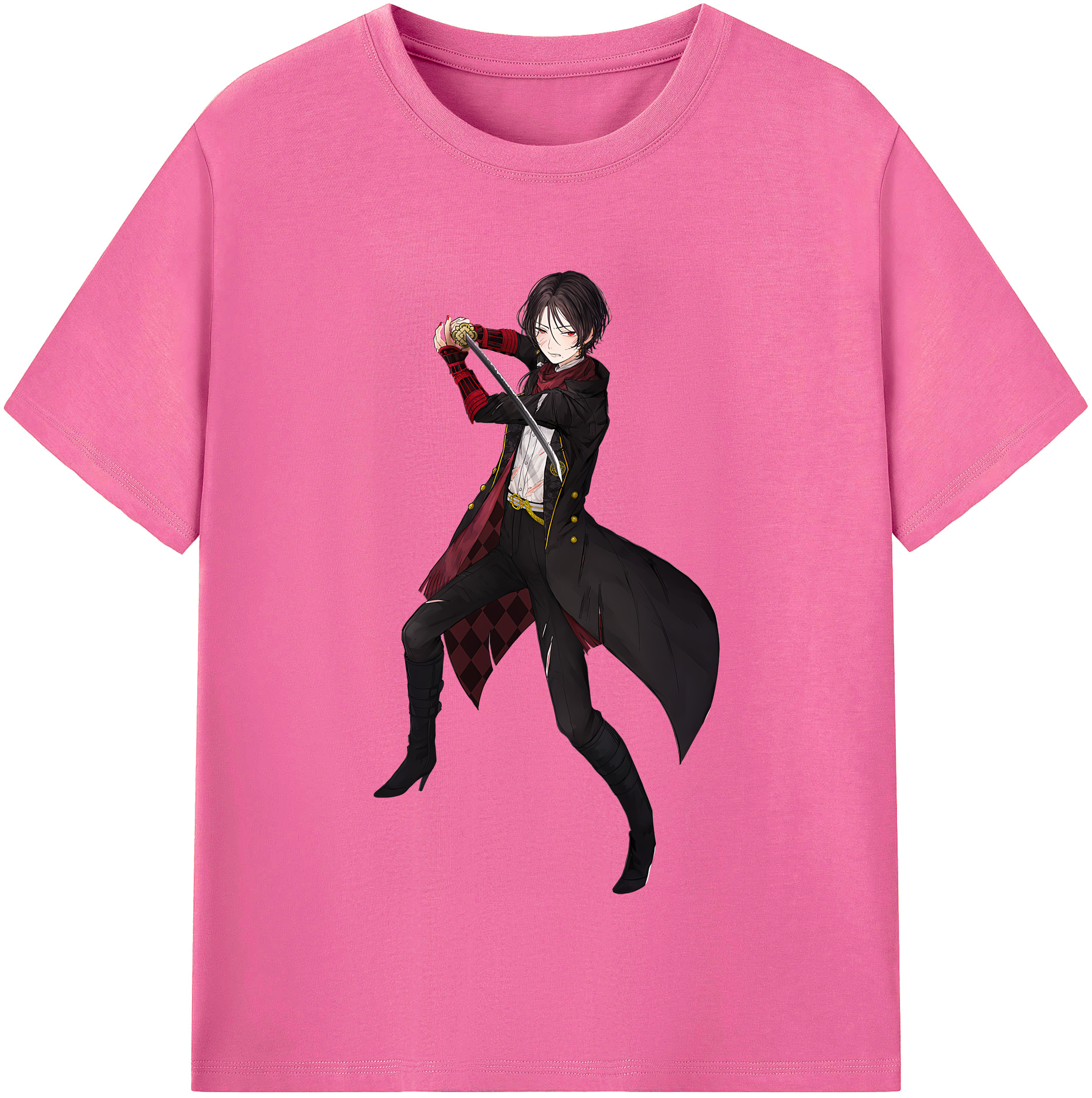 （画像用） 刀剣乱舞 Touken Ranbu レディースカジュアルプリントTシャツ（綿100％）